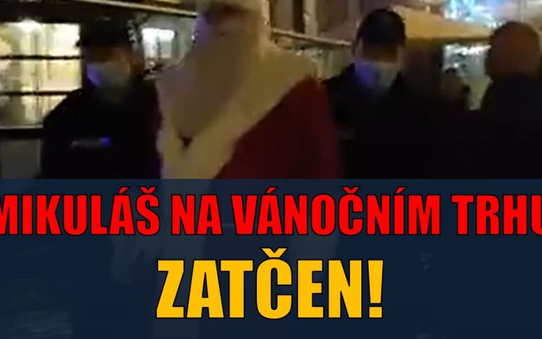 MIKULÁŠ NA VÁNOČNÍM TRHU ZATČEN!