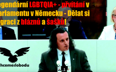 Legendární LGBTQIA+ – přvítání v parlamentu v Německu – Dělat si legraci z bláznů a šašků!