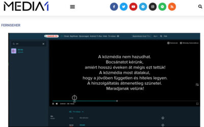 M1 na čiernej obrazovke: Nová vláda núti verejnoprávne médiá k verejnému priznaniu viny